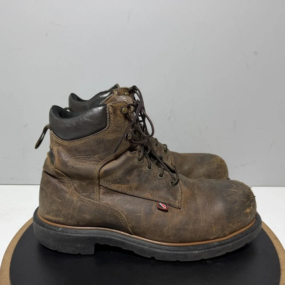 Red Wing Shoes Boots Mens Size 11 Brown Leather Steel Toe Work EH 2212 USA